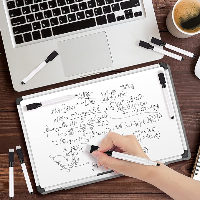 IHPUKIDI Magnetic Dry Erase Markers Fine Point Tip, 24-Pack Whiteboard Markers Dry Erase Marker with Eraser Cap, Low Odor Whiteboard Markers, Thin Dry Erase Markers for Kids Teachers