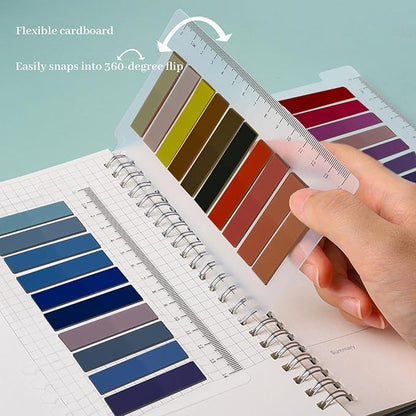 Sticky Tabs 2000 Pieces Book Tabs, Sticky Note Page Markers, Multi Colors Annotation Tabs, Writable and Repositionable Book Flags Tabs Strip Annotation Supplies