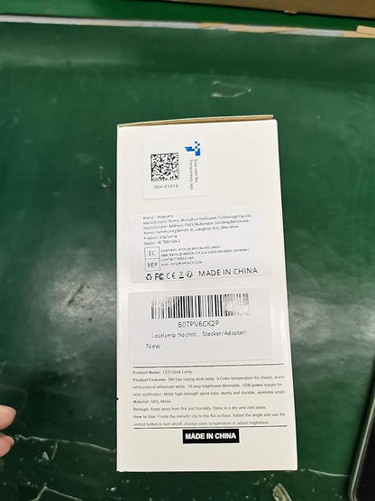 Desk Clip on Lamp for Reading Home Office, 10 Dimmable Brightness 3 Modes, Clamp Light for Bed Headboard, Craft