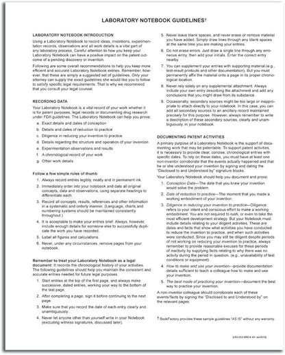 BookFactory Lab Notebook Laboratory Notebook - Professional Grade - 168 Pages, 8" x 10" (Ruled Format) Cover is Black and Burgundy Imitation Leather, Section Sewn Hardbound (LRU-168-SRS-A-LKMST1)