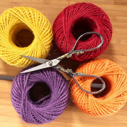 JubileeYarn Scrollwork Embroidery Craft Scissors - Silver - 1 Scissor