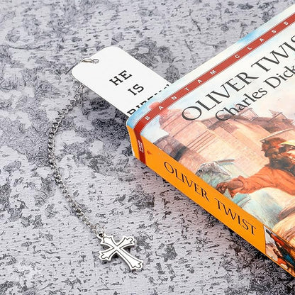 Baptism Gifts for Teens Boys First Communion Gift for Son Funny Jesus Christ Bookmark Confirmation Easter Gifts for Him Her Men Women Christian Birthday Graduation Book Lovers Reading Gift Christmas