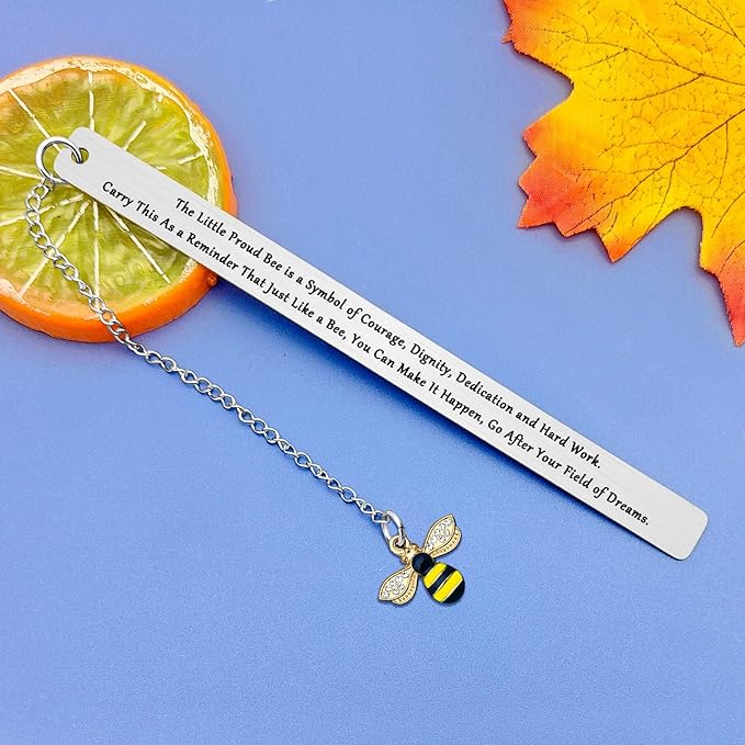 Bee Lover Gift for Women Men Bookmark for Book Lover Bookmark Gifts for Teacher Honey Bee Bookmarks Animal Lovers Gift Encouragement Bookmark for Women Bee Lover Appreciation Graduation Gift