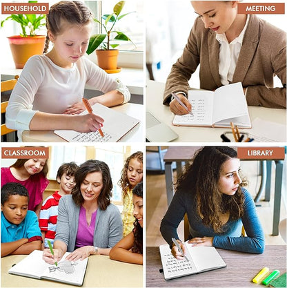 feela Journal Notebook Bulk for School, Hardcover Business Classic Ruled Lined Journals with Pen Holder for Work Office Journaling, with 5 Black Pens, 120 GSM, 5.1”x8.3”, 5 Pack, A5, Vintage Colors