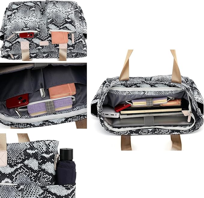 canvaslife Laptop Briefcase, Practical Waterproof Versatile Laptop Shoulder Messenger Bag (15 "-15.6" A-10)