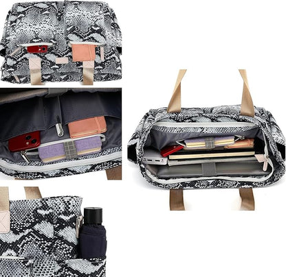 canvaslife Laptop Briefcase, Practical Waterproof Versatile Laptop Shoulder Messenger Bag (15 "-15.6" A-10)