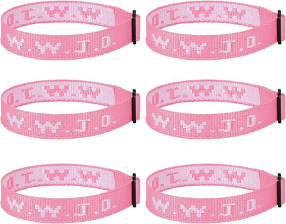 6PCS WWJD Bracelet for Women Men, Christian Gifts Wristbands, WWJD Rubber Bracelets - What Would Jesus Do Silicone Bracelet