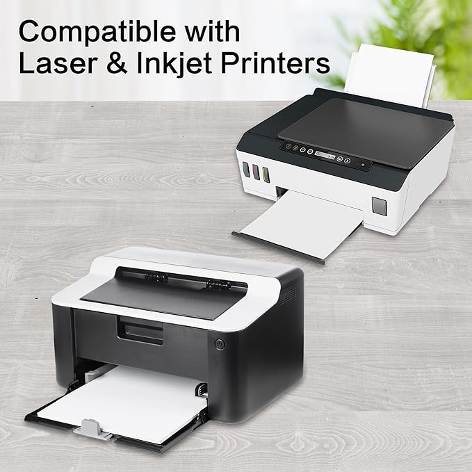 L LIKED 1000 Shipping Labels - 4"x 6", Single Sheet, Printable Labels for Laser & Inkjet Printers, Self Adhesive Address Mailing Postage Labels Stickers (1000 Sheets)