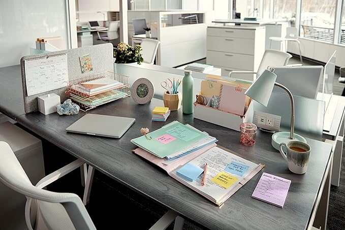 Post-it Greener Notes, 4x6 in, 5 Pads, America's #1 Favorite Sticky Notes, Sweet Sprinkles Collection, Pastel Colors, Clean Removal, 100% Recycled Material (660-RP-A)