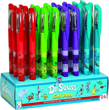 Raymond Geddes Dr. Seuss Grip Gel Pens (Pack of 24)