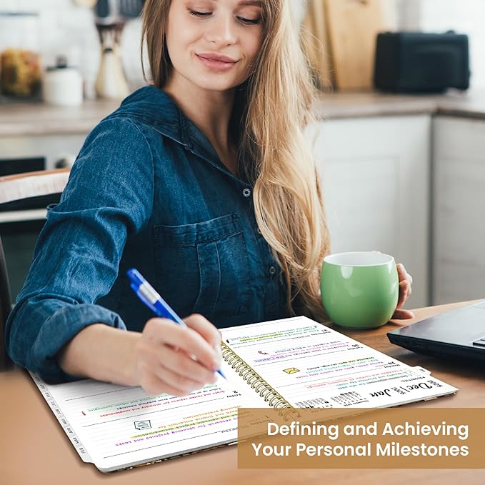 2026 Planner, Weekly and Monthly Planner for Women, January 2026 to December 2026, Pretty Hardcover 2026 Calendar Planner Book with Tabs, Inner Pocket, Spiral Bound, Perfect Office Home School Supplies - 8.5" x 11", Wild Rose