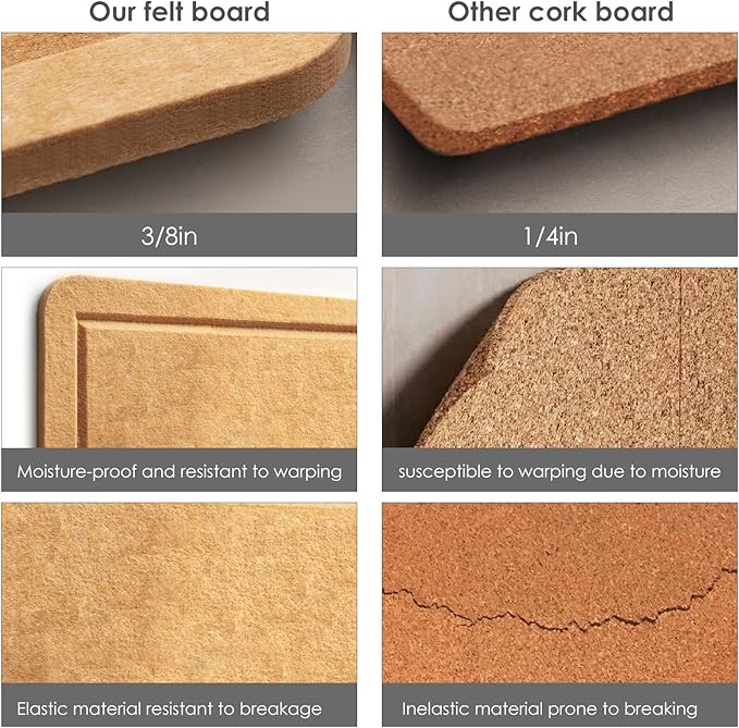 Large Bulletin Board - 72 x 48 Inches, Decorative Felt Pin Board for Wall - 6' x 4' Foldable Photo Display Board with Self-Adhesive Tape, Includes 20 Push Pins - Ginger Yellow