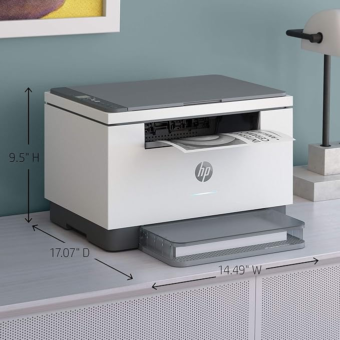 HP LaserJet MFP M234dw Wireless Monochrome All-in-One Printer Scanner, Copier, Fax, Bluetooth, Wifi, USB, Ethernet Connectivity, Instant Ink ready Ideal for Small Businesses and Home Offices (Renewed)
