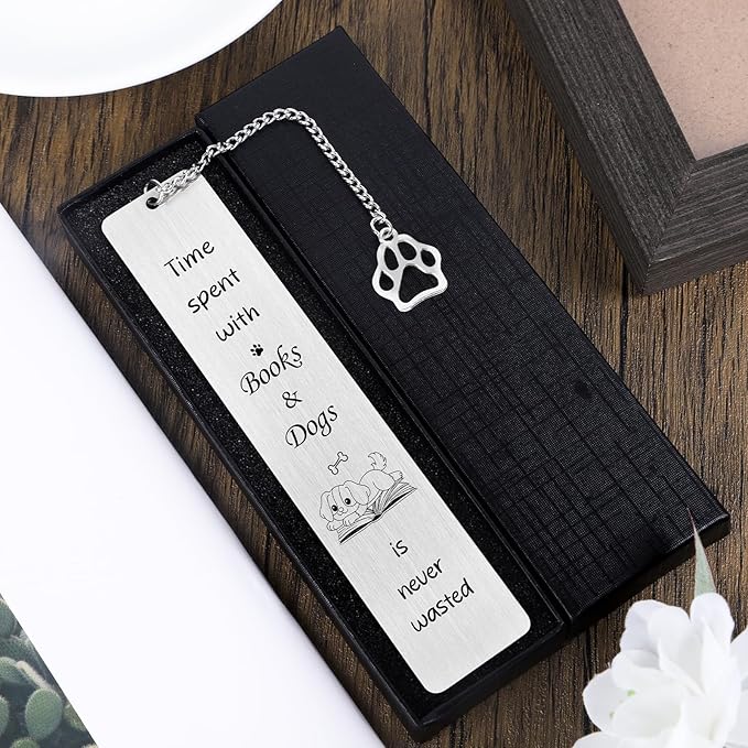 Bookmark Funny Dog Gift - Dog Mom Gifts Dog Lovers Gifts for Women Men Cool Gift for Dog Owner Dog Themed Gifts for Pet Owners Unique Birthday Thanksgiving Christmas Valentine Day Gifts