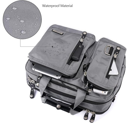 18.4 Inch Laptop Briefcase Backpack Messenger Shoulder Bag 18 Inch Gaming Notebook Computer Case Handbag for Business Travel