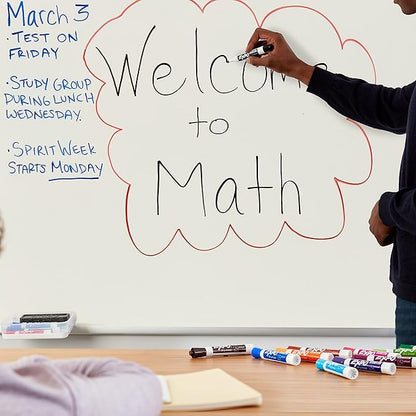 EXPO Low Odor Dry Erase Markers, Chisel Tip, Assorted Colors, Pack of 36 - Ideal for Classrooms, Offices & Home Offices