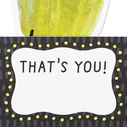 Hallmark Paper Wonder Shoebox Funny Pop Up Card (Big Dill) for Birthdays, Graduation, Congratulations