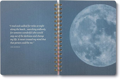 Compendium Spiral Notebook - The map to where she’s going is written on her heart. — A Designer Spiral Notebook with 192 Lined Pages, College Ruled, 7.5”W x 9.25”H