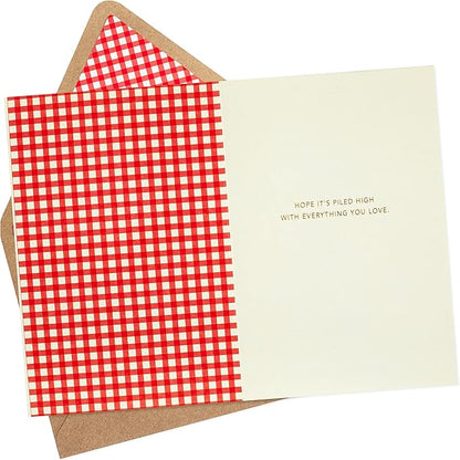 Hallmark Signature Birthday Card (Triple Cheeseburger)