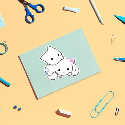 Printable Vinyl - Sticker Paper for Inkjet Printer (50 Sheets, 8.5" x 11", Anti Jam) - Glossy Printable Sticker Paper - Inkjet Printable Waterproof Sticker Paper - Make Labels and Decal