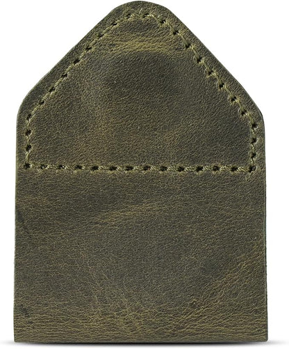 Londo Genuine Leather Handmade Bookmark (Set of 2) (Magnetic, Green)