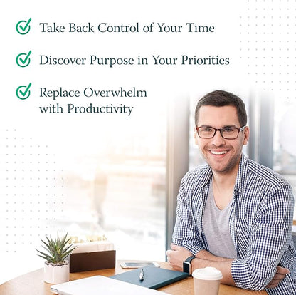 Roterunner Hardcover Purpose Planner Notebook B5 7.5 x 9.8 Undated Daily Planner 2024-2025 Daily Weekly and Monthly Productivity Planner Life Planner ADHD Planner for Adults Self Care Journal