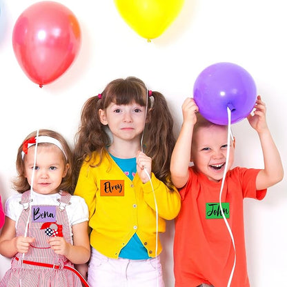 YSHIHE Colored Labels Stickers 3" x 2" Large Color Coding Labels in 12 Assorted Colors Rectangle Name Tags Moving Labels - 480 Pack