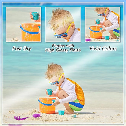 Koala Glossy Inkjet Photo Paper 8.5X14 Inches 48lb 100 Sheets Professional Glossy Photographic Paper Compatible with Inkjet Printer Use DYE INK 180gsm Legal Size