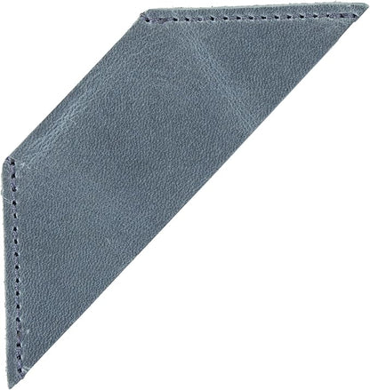 Londo Genuine Leather Handmade Bookmark (Set of 2) (Triangle, Blue)