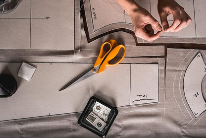 Fiskars Tailor Scissors, Length: 27 cm, Stainless Steel Blade/Plastic Handles, Orange, Classic, 1005145, 9.4 x 27 x 2.1 cm