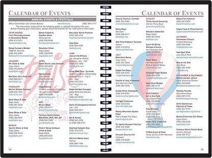 2025 Datebook & City Themed Planner – Resource Guide with Daily, Weekly & Monthly Views – 3-Year Reference Calendar - Multi-Purpose Travel Notebook Guide & Adventure Diary (Boise '25)