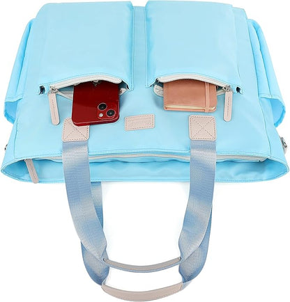 canvaslife Laptop Briefcase, Practical Waterproof Versatile Laptop Shoulder Messenger Bag (15 "-15.6" A-4)