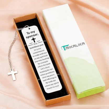 Bible Bookmark, Confirmation Sponsor Gifts, Baptism Gifts for Boys Girls Religious for Women Confirmation Sponsor Gifts for Women Confirmation Gifts for Teenage Boys Girls Sponsor Appreciation