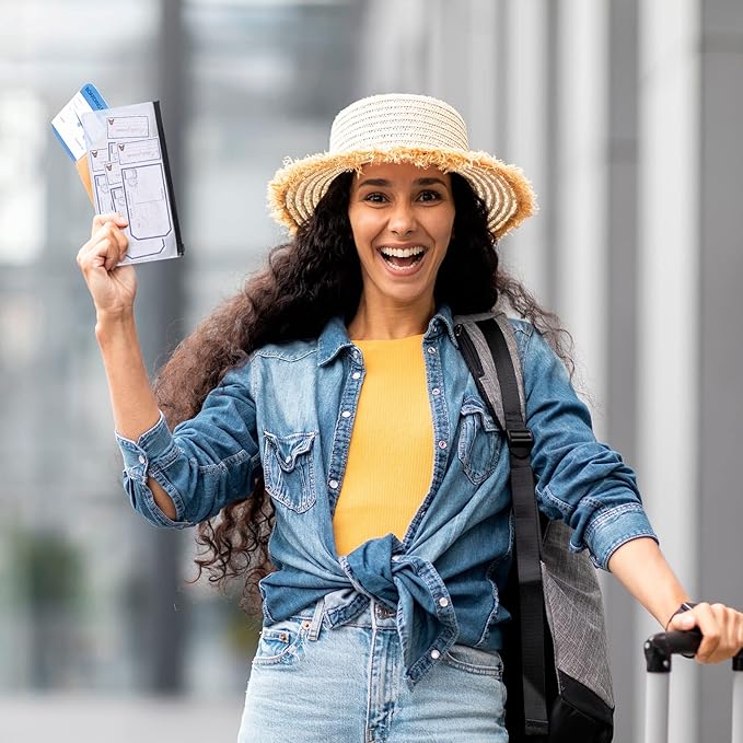 EOOUT 24pcs Poly Zip Envelope, Plastic Envelope, Reusable Envelopes, 9 x 4.7 Inches, A6 Size, 10 Colors, for Office Supplies