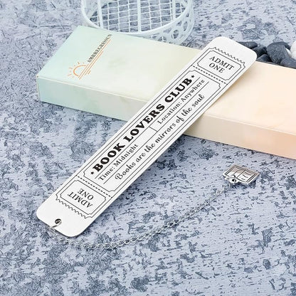 Bookmark Gifts for Book Lovers Women Graduation Gift for Best Friend Daughter Son Her Bookish Gift for Readers Reading BFF Coworkers Sister Birthday Christmas Gift for Adults Teen Girls Boys Book Club