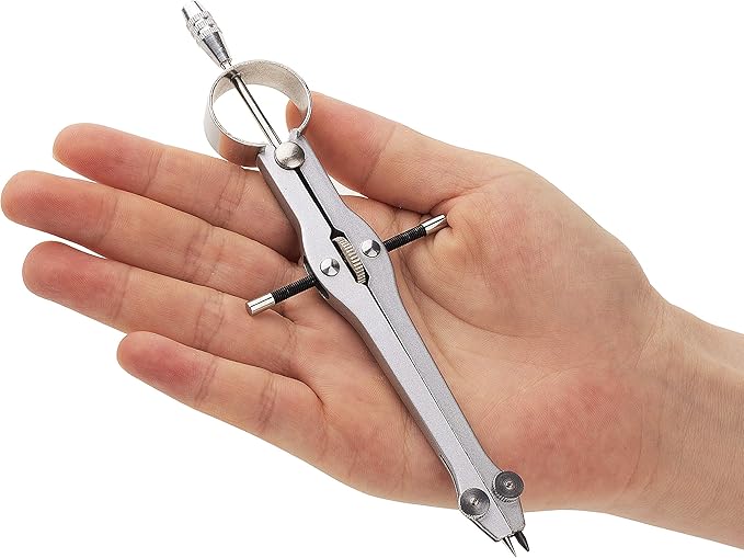 Mr. Pen- Professional Compass for Geometry, Extra Lead, Metal Compass, Compass, Compass Drawing Tool, Drawing Compass, Drafting Compass, Compass for Students, Compass for Woodworking, Compass Geometry