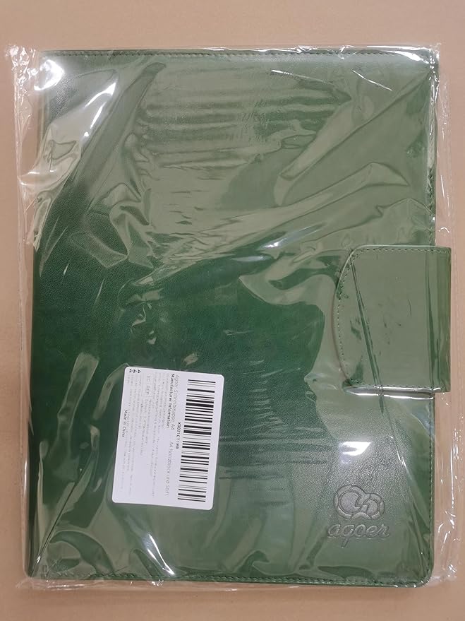 A4 Leather Portfolio,All-in-One Folder Legal Pad Padfolio,Business Interview Legal Organizer with Magnetic Closure,Resume Folder Binder with Luxury Papers,Sticky Tab,Pen for Men & Women,Retro Green