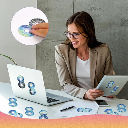 36Pcs Calm Strips for Anxiety Sensory Calm Strips Anti Stress Anxiety Relief Items Tactile Textured for Breathing Exercise Fidget Strips for Kids Teens Adults Home Classroom Supplies (Galaxy)