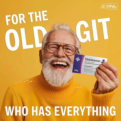 OldGitamol Jelly Beans, Funny Birthday Gift for Him, Over The Hill Gag Gifts for Men, Unique Novelty Christmas Gift for Secret Santa, 30th, 40th, 50th, 60th Birthday Joke Stocking Stuffer Retirement