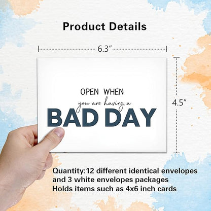 15 Open When Envelopes, Colorful Envelope, Leaving Home Gift, Gift for college students long distance friends-XF-003