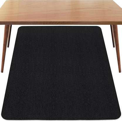 Sycoodeal Office Chair Mat,Computer Gaming Desk Chair Mat for Hard Wood & Tile Floor,Large Anti-Slip Floor Protector Rug,Anti-Slip Home Chair Mat,Easy to Clean,48" X 36" Black