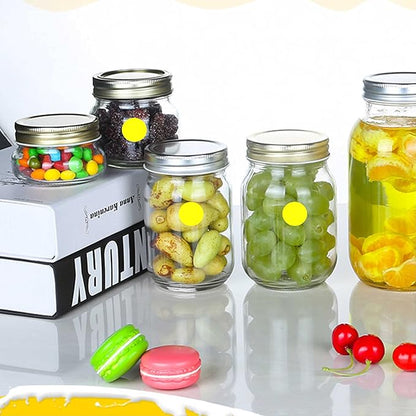 PARLAIM 3/4 Inch Roll Color Coding Labels 1000 per Roll Round Permanent Adhesive Color Coding Circle Dot Stickers for Classroom Office Home(Yellow)