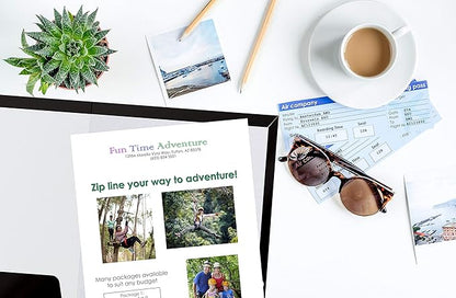 Better Office Products 2-Pocket Glossy Laminated Paper Folders, Letter Size, Black Portfolios Box of 25