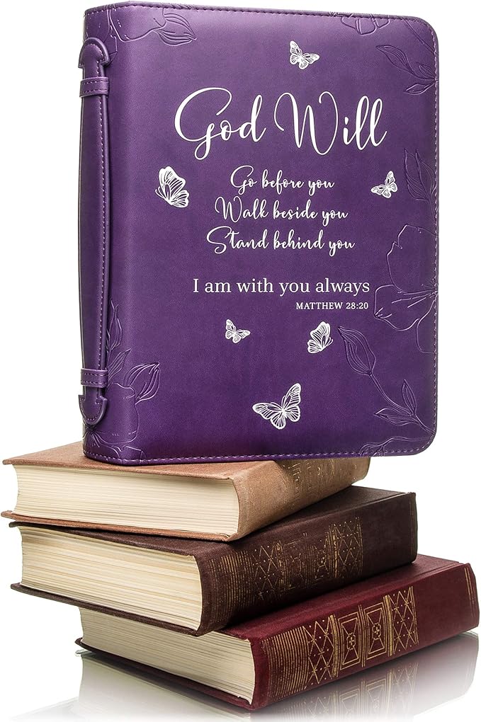 DEHITE Briefcase for Women – Leather Carrying Bag Extra Large Size – | Fits Book 11.12x8x2.12 IN | Pen Slots | Zippered Pocket | Premium Faux Leather | – Purple Accessories Gifts