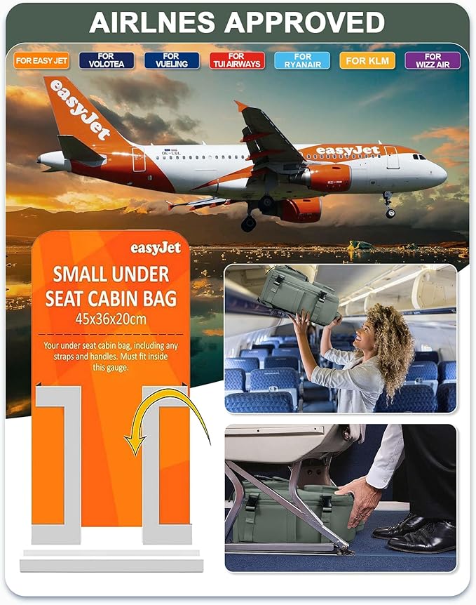 Large Travel Carry on Laptop Backpack for Women Men, Expandable Flight Approved Backpack, Waterproof Sports College bag Casual Daypack for Weekender Business Hiking with Shoe Compartment Light Green