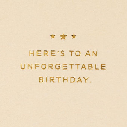 Hallmark Signature Birthday Card (Cheers to You)