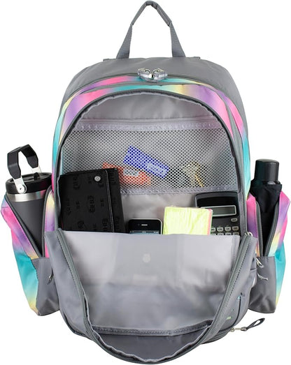 Eastsport Extra Large Backpack Expandable Oversized For Travel Hiking Work Camping Sports Outdoors With Drawstring Bag 18x13.5x9.5 Mochila De Viaje Ombre