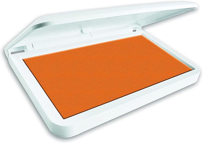 COLOP Make Series, Ink Stamp Pads, with Non-Toxic Premium Ink, Water-Based Acid-Free (Shiny Orange, Make 1-1-15/16" x 3-1/2")