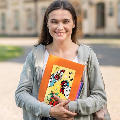 B1ykin Sticky Notes Set - Cartoon Theme Cute Self-Stick Notes Pad Teacher Appreciation Gifts， Self-Adhesive Writing Memo Pages Sticky to Do Notepad for Kids Employee School Office (Funny Chicken)