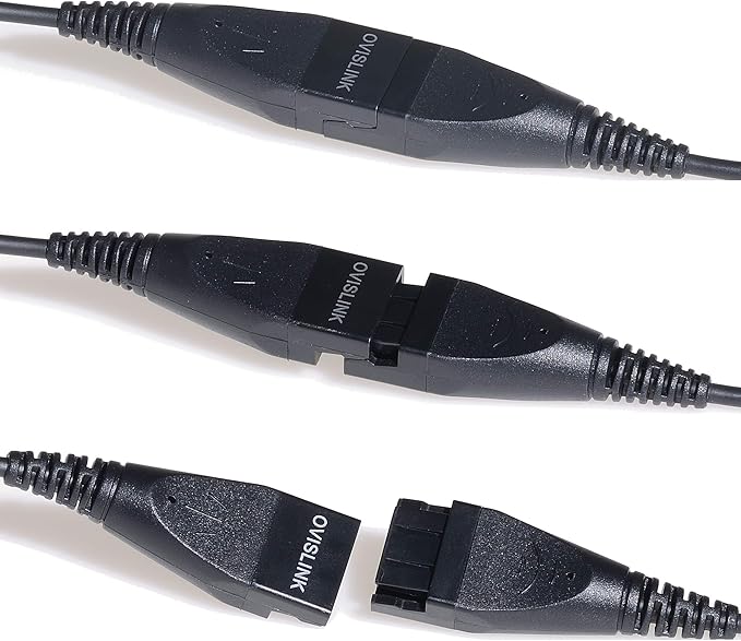 Noise Canceling Call Center Headset Compatible with Polycom Allworx IP Phones | Comes with 2 Quick Disconnect Cord | Flexible Microphone Boom | HD Voice Quality | Comfortable